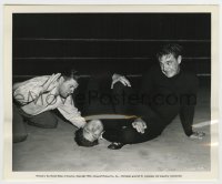 5s371 HERE COME THE CO-EDS 8.25x10 still '45 Lon Chaney pins wrestler Ted Christie in the ring!