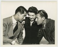 5s374 HIS GIRL FRIDAY 8.25x10 key book still '39 Cary Grant, Rosalind Russell & Bellamy by Schafer!