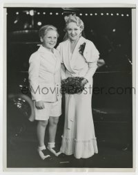 5s399 JACKIE COOPER 7.25x9 news photo '33 with Mary Pickford at the premiere of The Bowery!