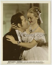 5s011 JEZEBEL color 8x10 still '38 wonderful romantic close up of Bette Davis & Henry Fonda!