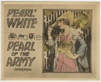 5s661 PEARL OF THE ARMY 8x10 LC '16 great image of Pearl White in cool dress on title card!
