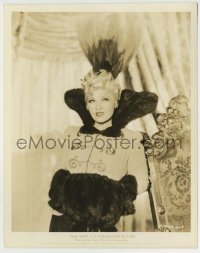5s517 MAE WEST 8.25x10.25 key book still '37 w/ fur collar & muff from Every Day's a Holiday