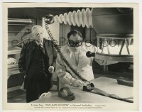 5s525 MAN MADE MONSTER 8x10.25 still '41 great image of Lionel Atwill & Samuel S. Hinds in lab!