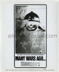 5s531 MANY WARS AGO 8.25x10 still '71 Uomini contro, World War I image used for the three-sheet!