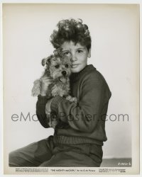 5s564 MIGHTY McGURK 8x10.25 still '46 great portrait of young Dean Stockwell & his beloved puppy!