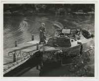 5s586 MRS. MINIVER deluxe 8.25x10 still '42 Greer Garson ties Walter Pidgeon's boat to the dock!