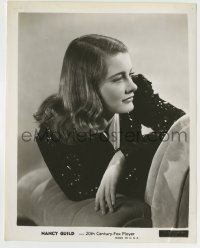 5s602 NANCY GUILD 8x10 still '46 pretty profile c/u in bearded gown from Somewhere in the Night!