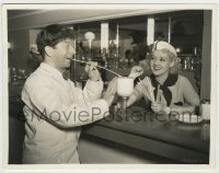 5s626 OLD MAN RHYTHM 8x10.25 still '35 Broadway comic Dave Chasen makes young Betty Grable laugh!