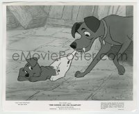 5s635 ONE HUNDRED & ONE DALMATIANS 8.25x10 still '61 Disney classic cartoon, painted Pongo & pup!