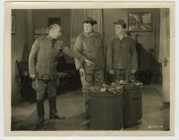 5s645 PACK UP YOUR TROUBLES 8x10 still '33 James Finlayson yells at Stan Laurel & Oliver Hardy!