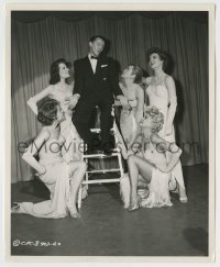5s648 PAL JOEY 8.25x10 still '57 Sinatra sings to Barbara Nichols & beautiful women by Cronenweth!