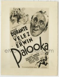 5s651 PALOOKA 8x10 key book still '34 art of Jimmy Durante & sexy ladies used on the one-sheet!