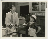 5s662 PEPPER candid 8.25x10 still '36 Jane Withers makes a hamburger for director James Tinling!