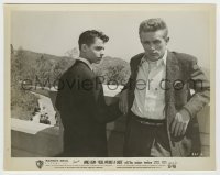 5s720 REBEL WITHOUT A CAUSE 8x10.25 still '55 great close up of Sal Mineo staring at James Dean!