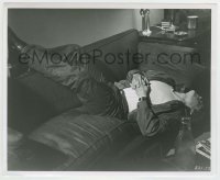 5s717 REBEL WITHOUT A CAUSE 8.25x10 still '55 James Dean laying on couch by Floyd McCarty!
