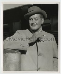 5s889 TOO MUCH, TOO SOON 8.25x10 still '58 portrait of Errol Flynn as John Barrymore by Pat Clark!