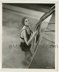 5s909 TWO-FACED WOMAN 8.25x10 still '41 c/u of Greta Garbo in swimsuit climbing out of pool!