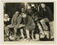 5s913 UNCONQUERED candid deluxe 8x10 still '47 DeMille & Gargan filming 1933's 4 Frightened People!