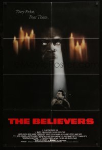 5t077 BELIEVERS int'l 1sh '87 Martin Sheen, Robert Loggia, nothing can stop them, image of skyline!