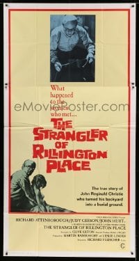 5w228 10 RILLINGTON PLACE int'l 3sh '71 Attenborough, the story of the Christie sex-murders!