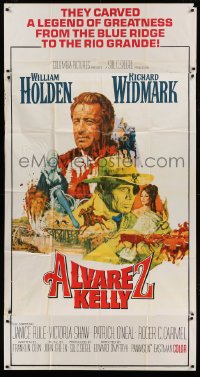 5w256 ALVAREZ KELLY 3sh '66 renegade adventurer William Holden & reckless Colonel Richard Widmark