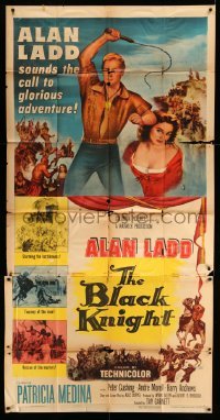 5w301 BLACK KNIGHT 3sh '54 Alan Ladd's biggest adventure, sexy Patricia Medina!