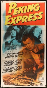 5w757 PEKING EXPRESS 3sh '51 Joseph Cotten in China, directed by William Dieterle!