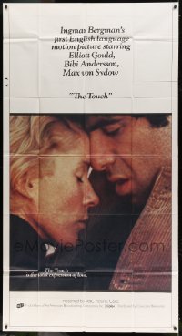 5w928 TOUCH int'l 3sh '71 Bibi Andersson & Elliott Gould super close up, Ingmar Bergman!