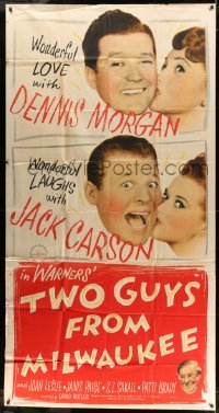 5w939 TWO GUYS FROM MILWAUKEE 3sh '46 Dennis Morgan, Jack Carson, Joan Leslie, Janis Paige