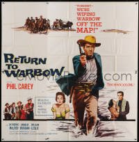 5w208 RETURN TO WARBOW 6sh '58 cowboy Phil Carey vs the West's deadliest outlaws for over $30,000!
