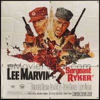 5w214 SERGEANT RYKER 6sh '68 Doe art of Lee Marvin, Korean War enemy agent or U.S. sergeant?!