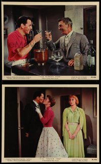 5x140 TENDER TRAP 2 color 8x10 stills '55 great images of Frank Sinatra & Debbie Reynolds, Holm!