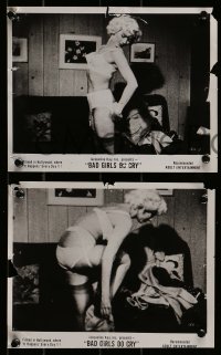 5x676 BAD GIRLS DO CRY 4 8x10 stills '65 wild ecstasy, sexy images of barely clothed woman!