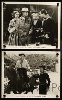 5x585 CAVALCADE OF THE WEST 5 8x10 stills '36 great images of Hoot Gibson, Rex Lease, Shilling!
