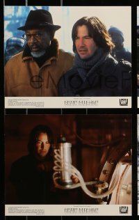 5x021 CHAIN REACTION 8 8x10 mini LCs '96 Keanu Reeves, Morgan Freeman, Rachel Weisz!