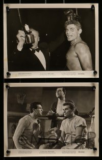 5x417 IRON MAN 7 8x10 stills '51 Jeff Chandler & young Rock Hudson, Evelyn Keyes, boxing!