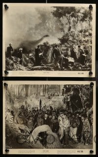 5x621 KING KONG 5 8x10 stills R52 Fay Wray, Robert Armstrong & Cabot, dinosaur fx!