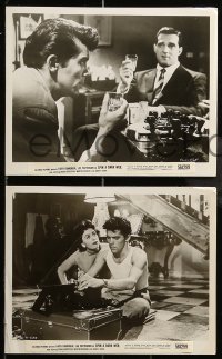 5x754 SPIN A DARK WEB 4 8x10 stills '56 Lee Patterson, Faith Domergue, film noir!