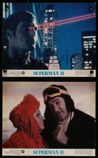 5x118 SUPERMAN II 4 color 8x10 stills '81 Christopher Reeve, Margot Kidder, Hackman & Perrine!