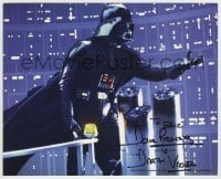 5y275 DAVID PROWSE signed color 8x10 publicity still '97 he also signed as Darth Vader!