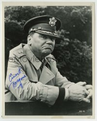 5y343 ERNEST BORGNINE signed 8x10.25 still '67 great close up in costume from The Dirty Dozen!