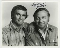 5y769 FRANK SHUSTER signed 8x10 REPRO still '80s the Canadian comedian with partner Johnny Wayne!