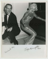 5y368 HOPE HAMPTON signed 8x10 publicity still '62 she's twisting at the Stork Club by Jerry Sachs!