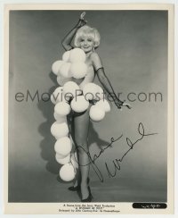 5y390 JOANNE WOODWARD signed 8.25x10 still '63 in balloons, fishnets & heels from The Stripper!