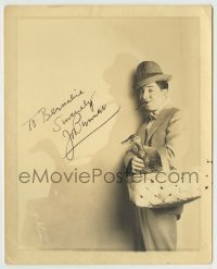 5y395 JOE PENNER signed deluxe 8x10 still '30s great portrait with cigar & his trademark duck!