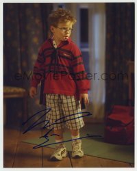 5y644 JONATHAN LIPNICKI signed color 8x10 REPRO still '00s Jerry Maguire kid in The Little Vampire!