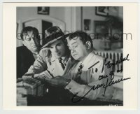 5y823 MARC LAWRENCE signed 8x10 REPRO still '93 c/u in Key Largo with Edward G. Robinson & Gomez!