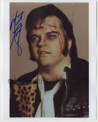 5y662 MEAT LOAF signed color 8x10 REPRO still '00s great c/u from The Rocky Horror Picture Show!