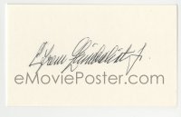 5y555 EFREM ZIMBALIST, JR signed 3x5 index card '80s includes a repro still it can be framed with!