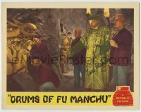 5y091 DRUMS OF FU MANCHU signed LC '40 by Henry Brandon, who plays the Asian villain!